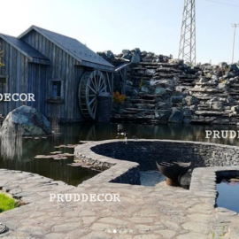 Искусственный водоем в Москве и Искусственный водопад в Подмосковье